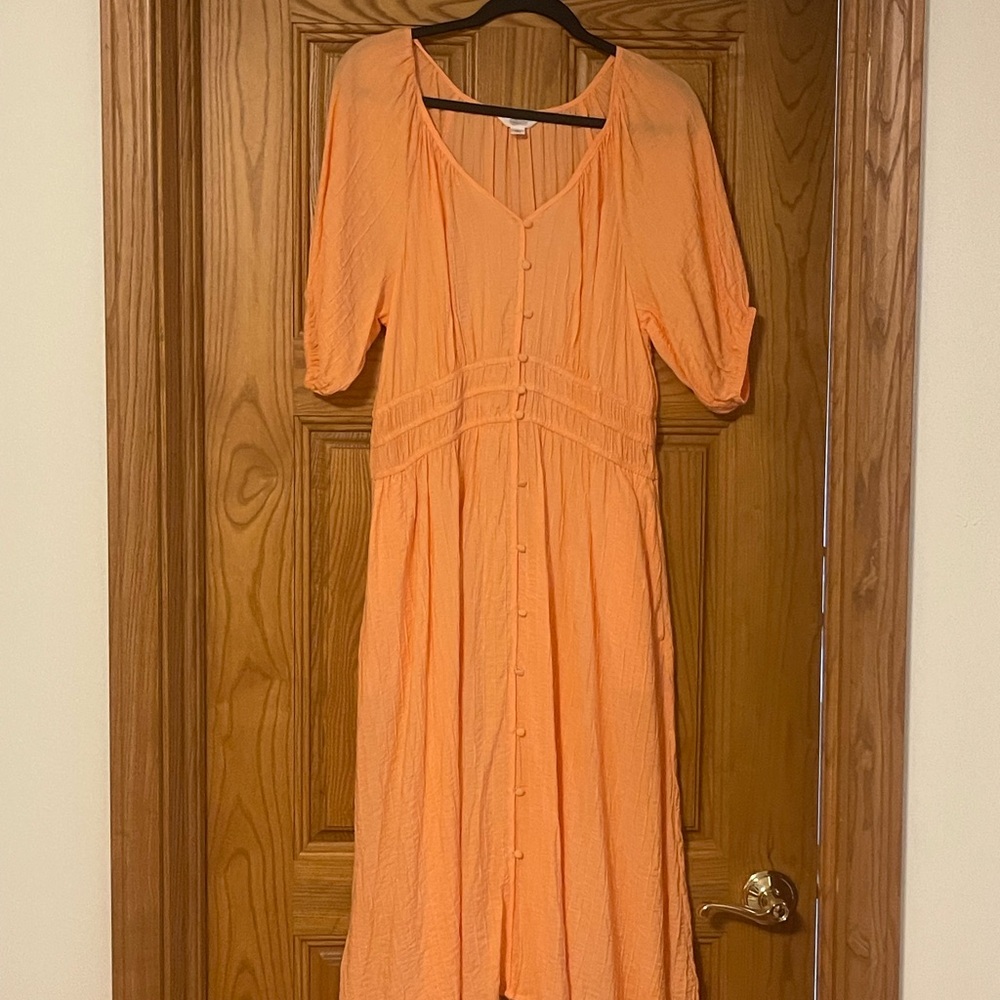 Women’s Peach Maxi Dress